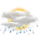 Mostly cloudy w/ showers